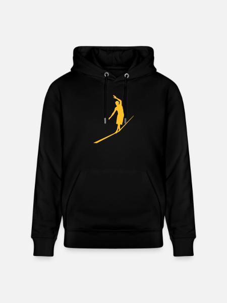 Slackline - Stanley/Stella Unisex Bio-Hoodie CRUISER - Schwarz