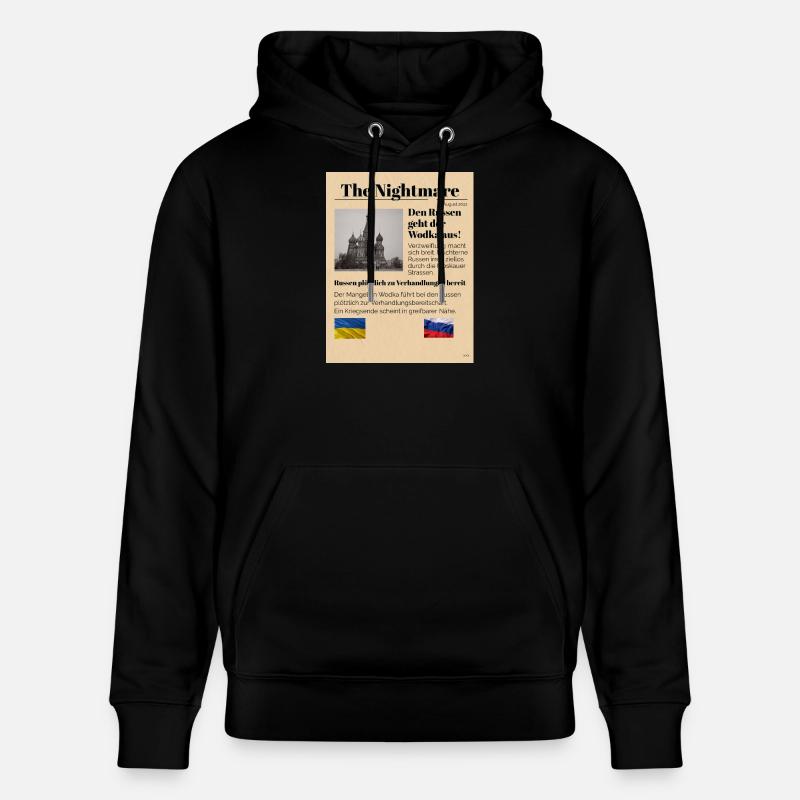 Russisch-Moskauer Nostalgie Design Ironisch - Stanley/Stella Unisex Bio-Hoodie CRUISER - Schwarz