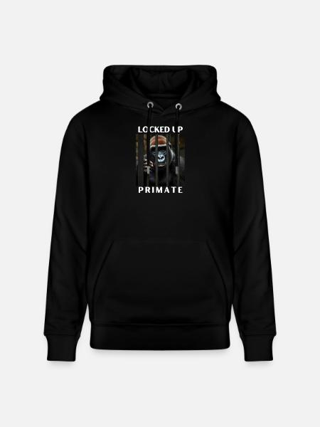 Sur primate fermé - Sweat à capuche bio CRUISER Stanley/Stella Unisexe - noir