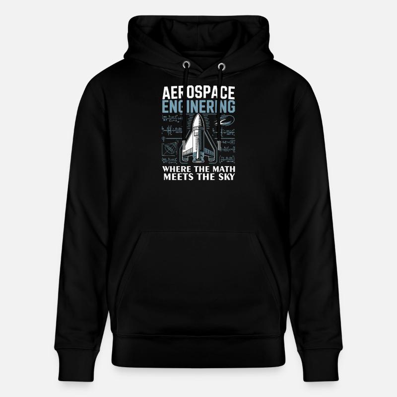 Aerospace Engineering Math Humor Design - Sweat à capuche bio CRUISER Stanley/Stella Unisexe - noir