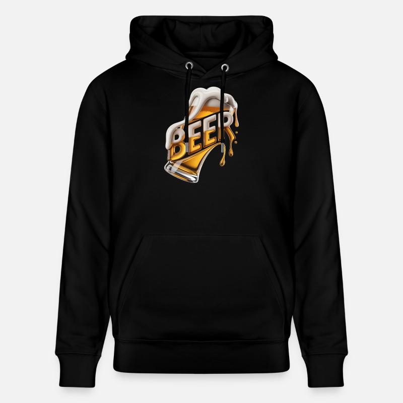 Beer - Cool Beer Logo - Sweat à capuche bio CRUISER Stanley/Stella Unisexe - noir