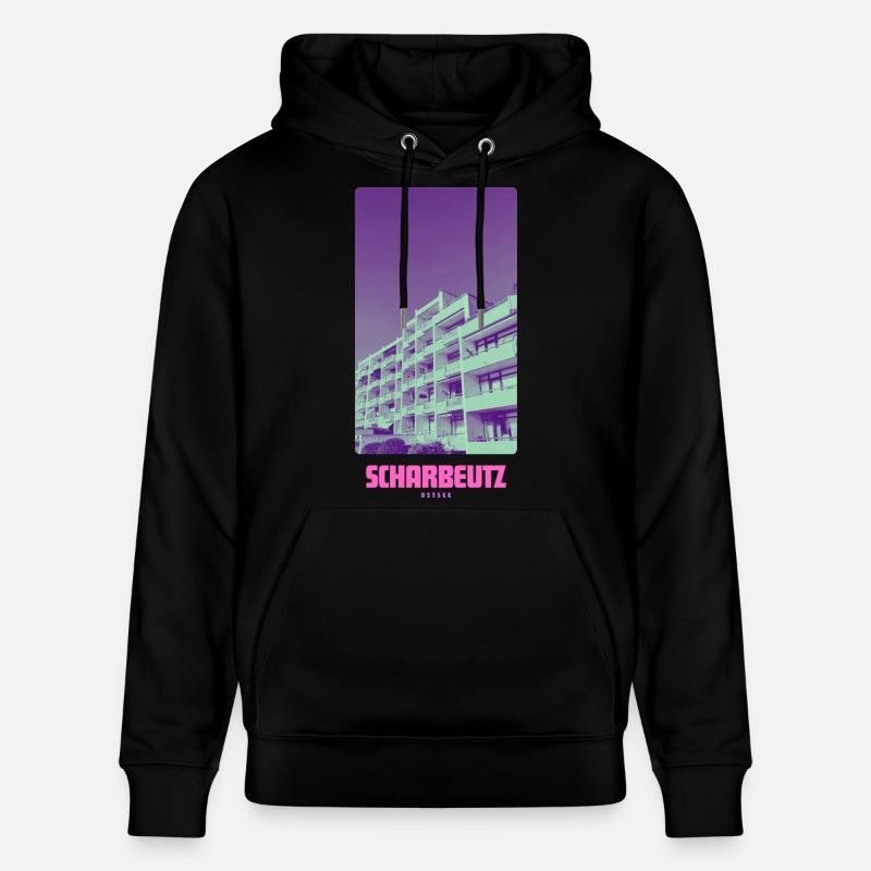 Scharbeutz Ostsee - Stanley/Stella Unisex Bio-Hoodie CRUISER - Schwarz