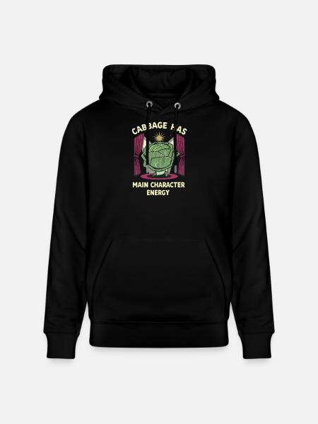Cabbage Main Character Energy - Stanley/Stella Unisex Bio-Hoodie CRUISER - Schwarz
