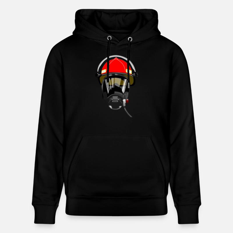 pompiers - Sweat à capuche bio CRUISER Stanley/Stella Unisexe - noir