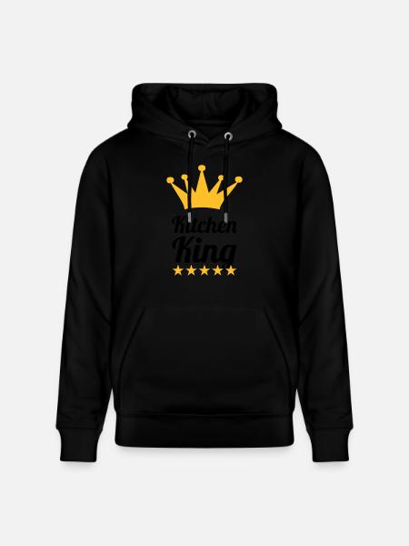 Kitchen King - Stanley/Stella CRUISER Unisex Organic Hoodie - black