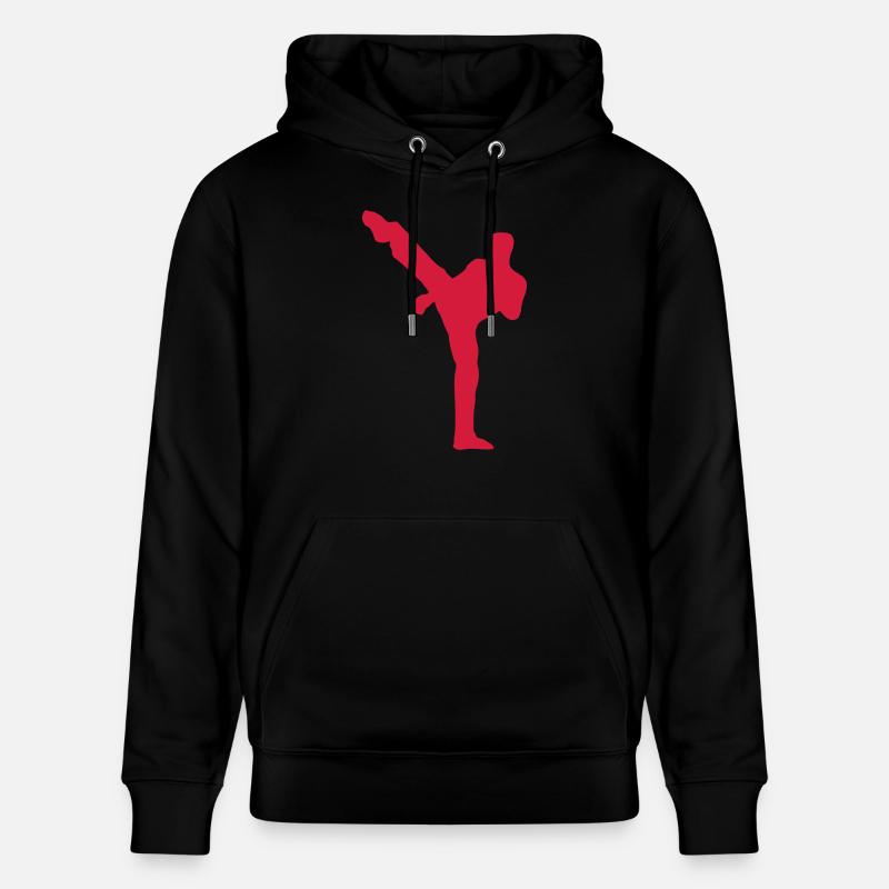 franzoesisch boxen savate 75 - Sweat à capuche bio CRUISER Stanley/Stella Unisexe - noir