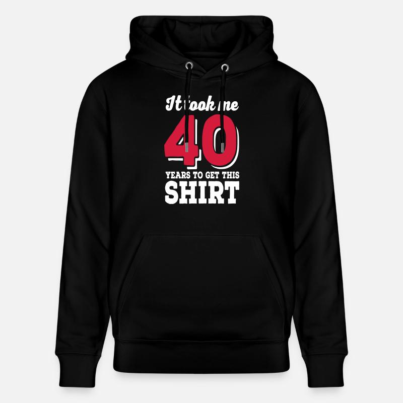 40e anniversaire - Sweat à capuche bio CRUISER Stanley/Stella Unisexe - noir