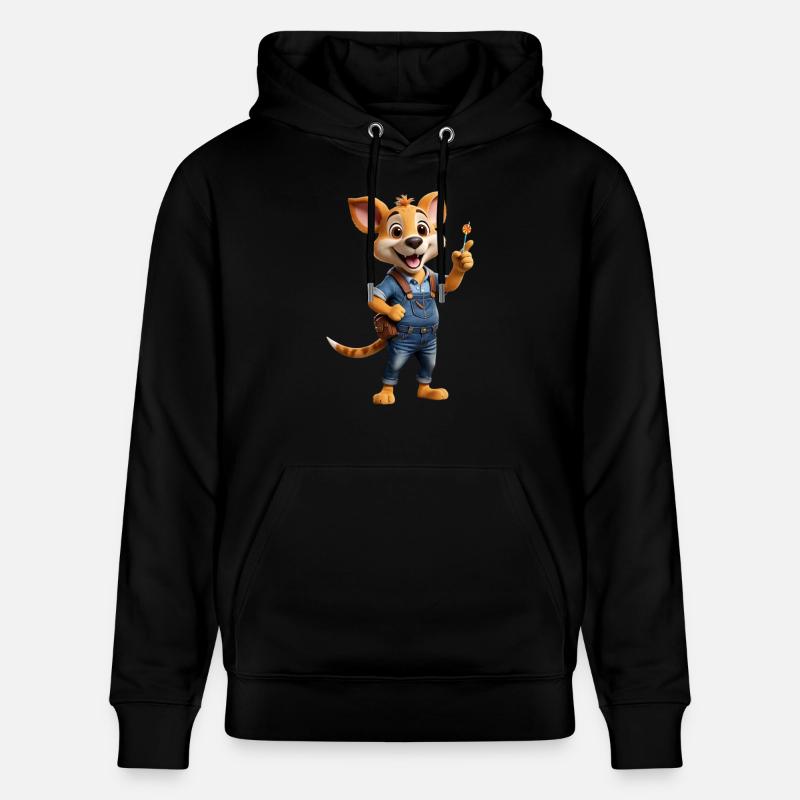 Animal mignon - Sweat à capuche bio CRUISER Stanley/Stella Unisexe - noir