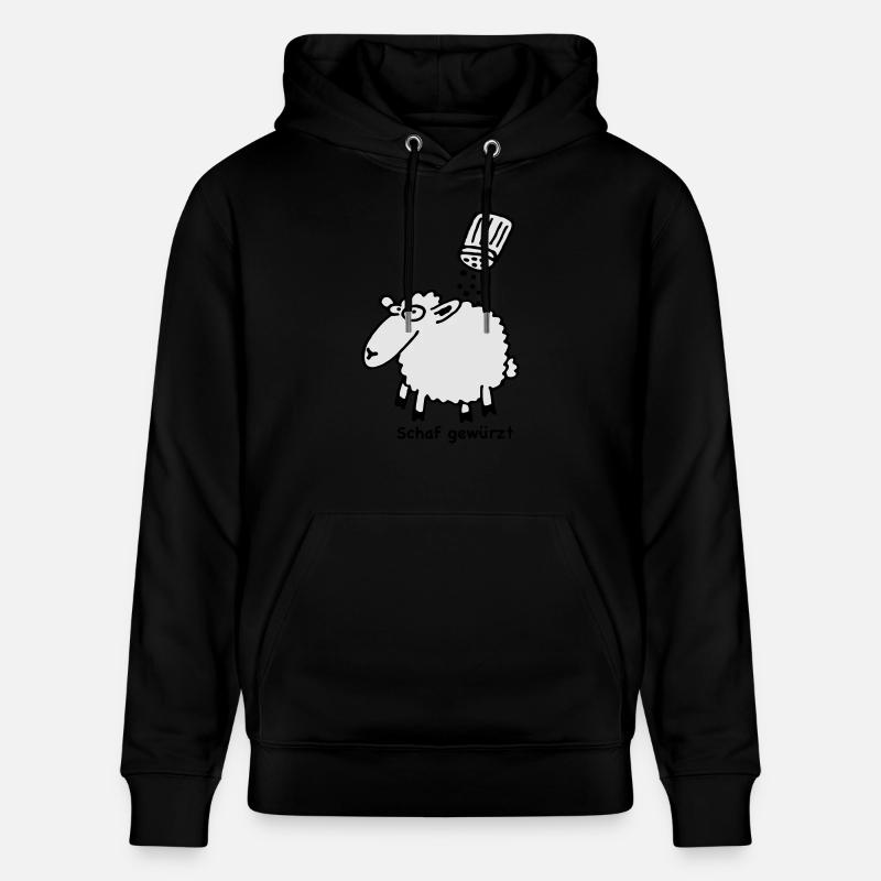 schaf_gewuerzt - Sweat à capuche bio CRUISER Stanley/Stella Unisexe - noir