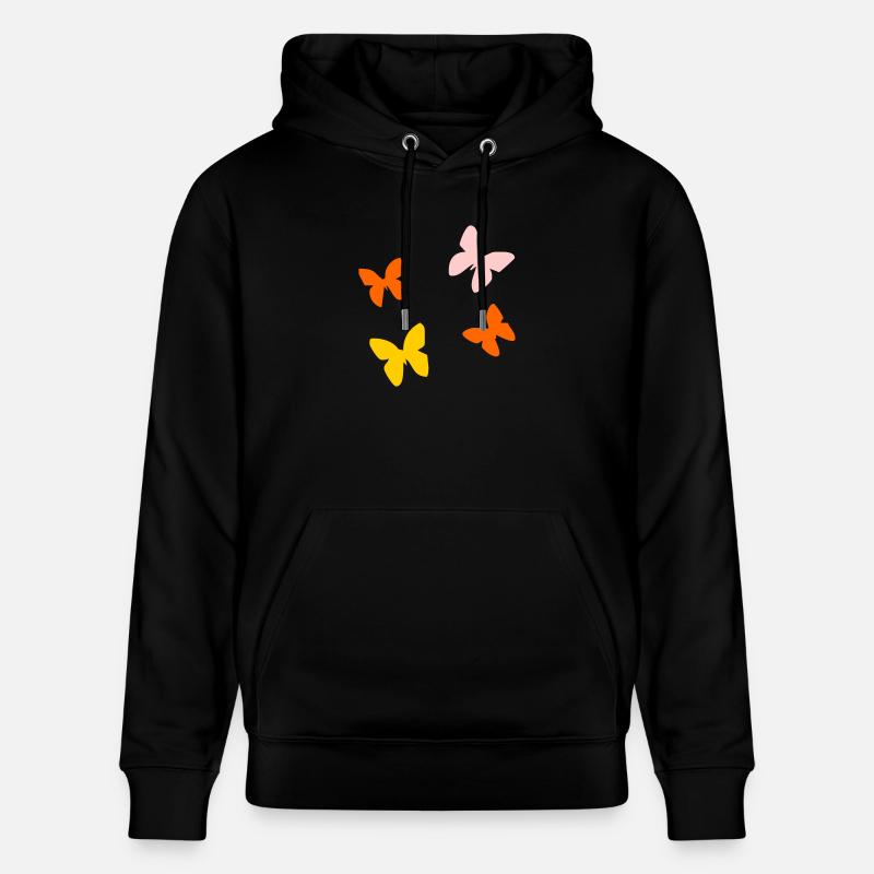 papillon - Sweat à capuche bio CRUISER Stanley/Stella Unisexe - noir
