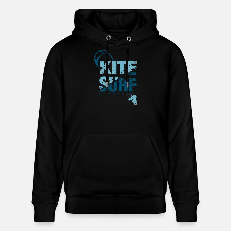 KITE SURF 3 - Sweat à capuche bio CRUISER Stanley/Stella Unisexe - noir