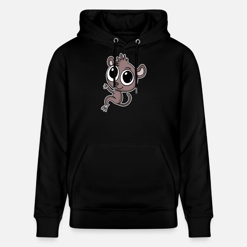 Leprechaun lémuriens Leprechaun primauté - Sweat à capuche bio CRUISER Stanley/Stella Unisexe - noir