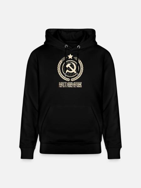 Internationalisme communiste - Sweat à capuche bio CRUISER Stanley/Stella Unisexe - noir