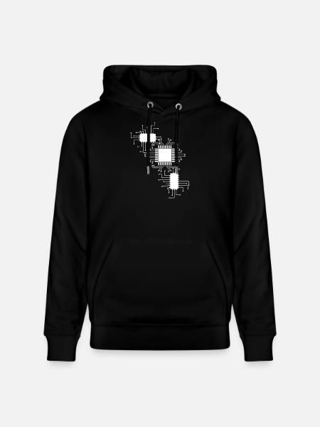 Circuit Net Art - Stanley/Stella CRUISER Unisex Organic Hoodie - black