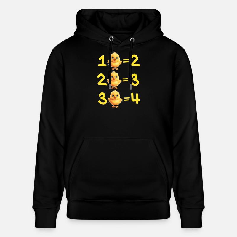 mathématiques, math, addition - Sweat à capuche bio CRUISER Stanley/Stella Unisexe - noir