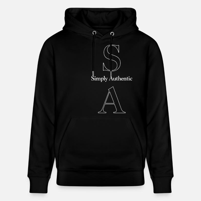 Affirmation simplement authentique - Sweat à capuche bio CRUISER Stanley/Stella Unisexe - noir