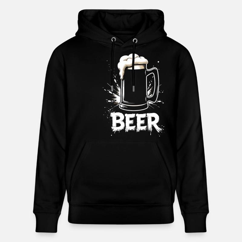 Bier Krug - Stanley/Stella Unisex Bio-Hoodie CRUISER  - Schwarz