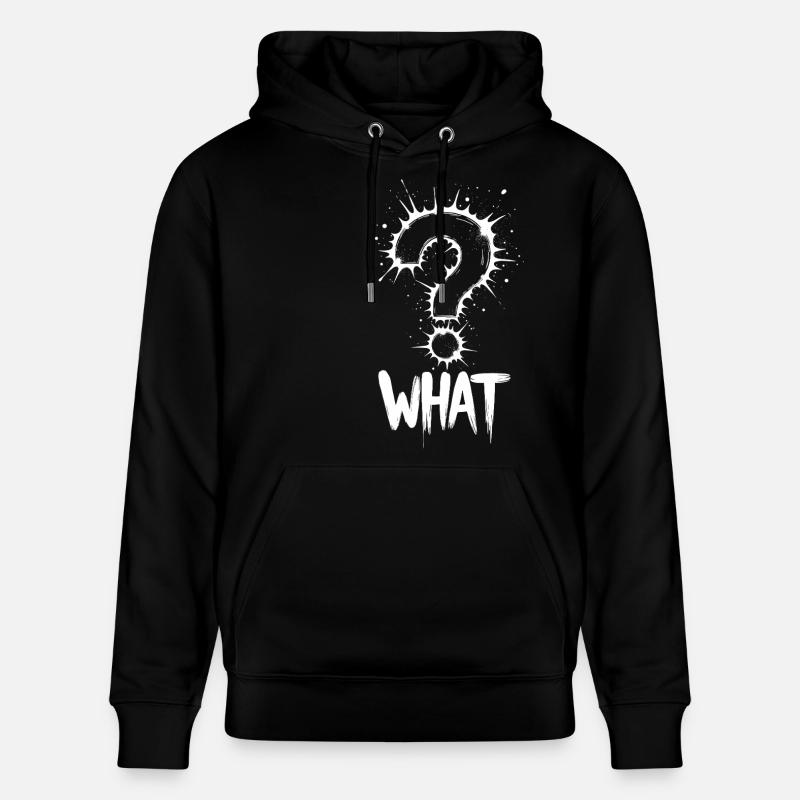 What Fragezeichen Splash - Stanley/Stella Unisex Bio-Hoodie CRUISER  - Schwarz