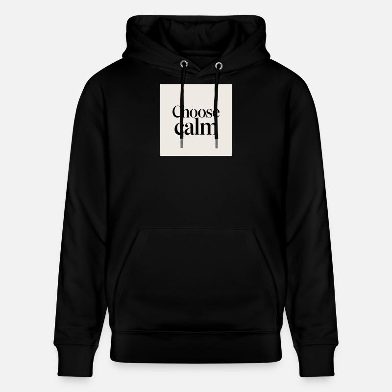 Choisir le calme - Sweat à capuche bio CRUISER Stanley/Stella Unisexe - noir