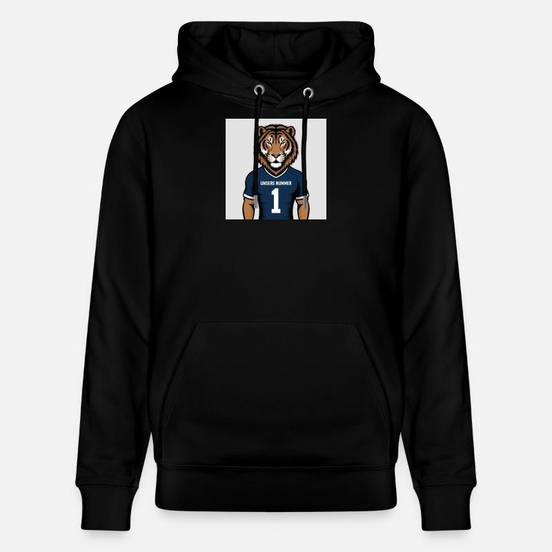 Imprimé du maillot mascotte du Tigre - Sweat à capuche bio CRUISER Stanley/Stella Unisexe - noir