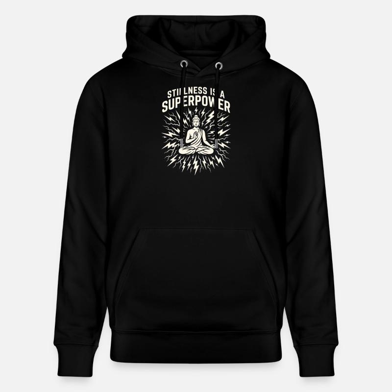 Pouvoir de l’immobilité - Sweat à capuche bio CRUISER Stanley/Stella Unisexe - noir