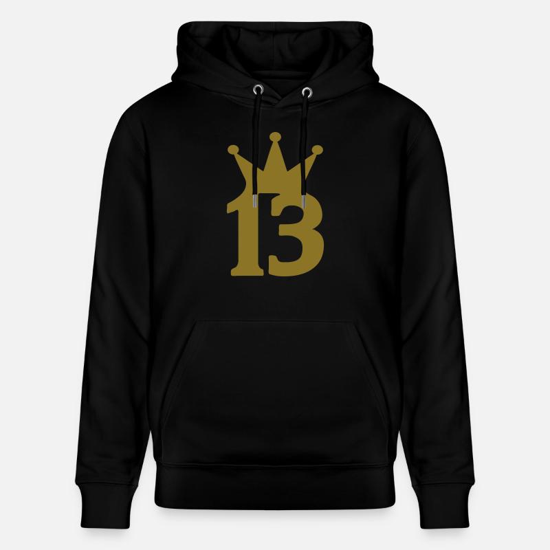 13 couronne c1w7 - Sweat à capuche bio CRUISER Stanley/Stella Unisexe - noir