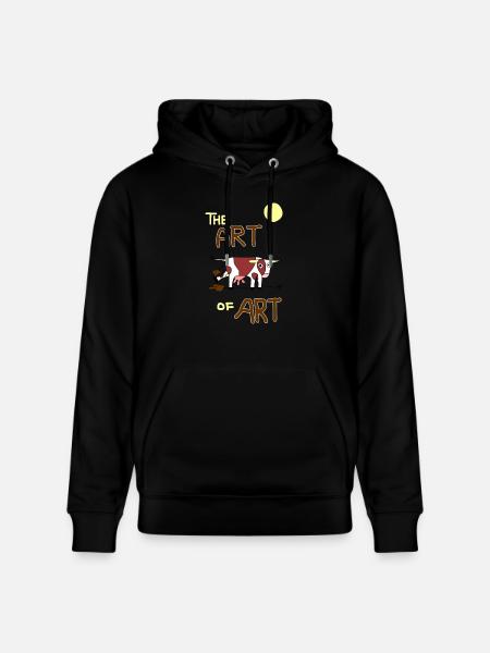 the ART OF ART - Stanley/Stella CRUISER Unisex Organic Hoodie - black