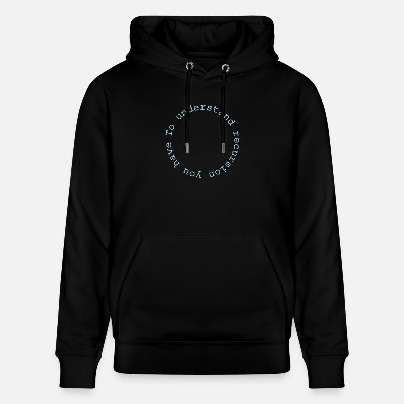 récursion - Sweat à capuche bio CRUISER Stanley/Stella Unisexe - noir