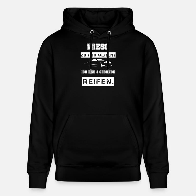 Auto Spruch cool - Stanley/Stella Unisex Bio-Hoodie CRUISER  - Schwarz
