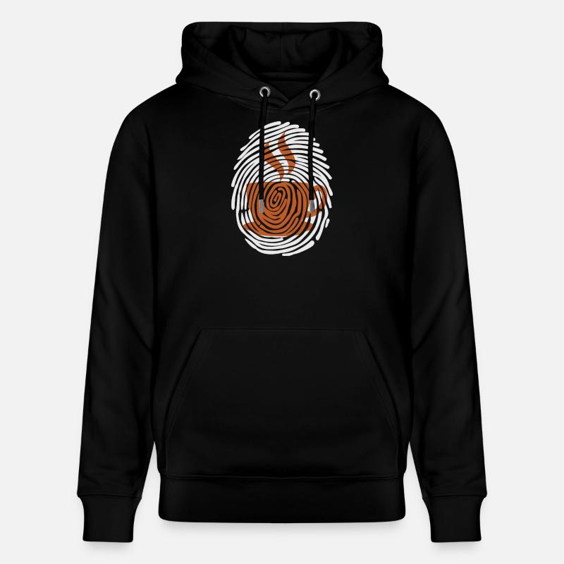 Kaffeetrinker Kaffee Kaffeetasse Milchkaffee - Stanley/Stella Unisex Bio-Hoodie CRUISER  - Schwarz