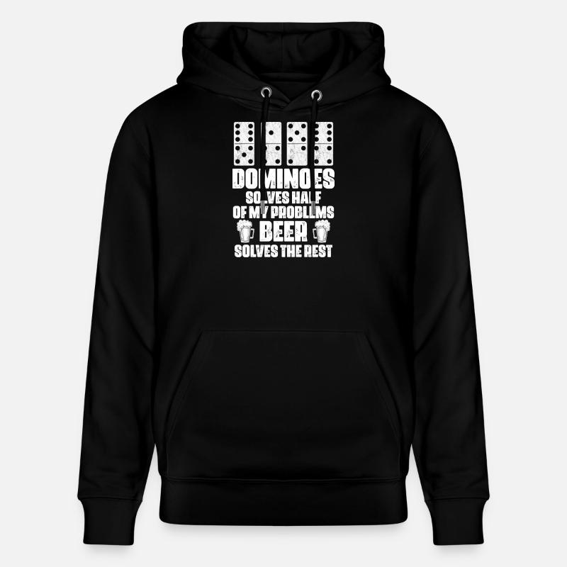 Conception de jeux Domino - Sweat à capuche bio CRUISER Stanley/Stella Unisexe - noir