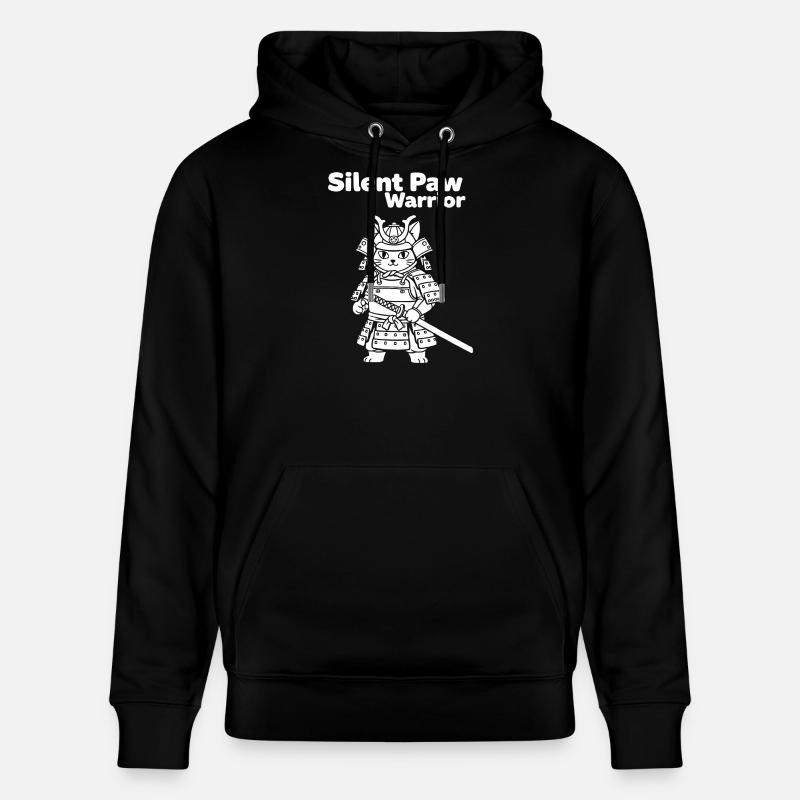 Silent Paws Samouraï - Sweat à capuche bio CRUISER Stanley/Stella Unisexe - noir