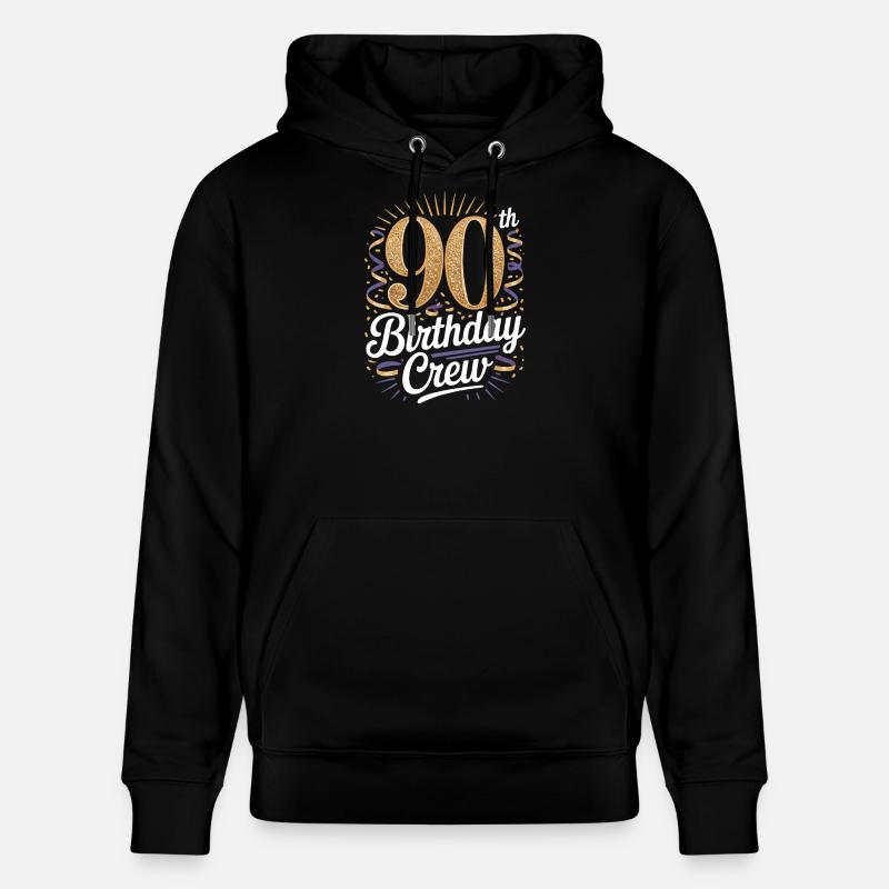 Équipe du 90e anniversaire - Sweat à capuche bio CRUISER Stanley/Stella Unisexe - noir