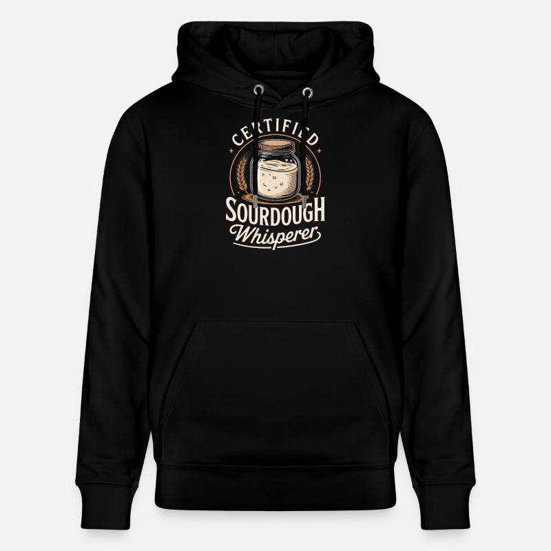 Zertifizierter Sauerteigflüsterer - Stanley/Stella Unisex Bio-Hoodie CRUISER  - Schwarz