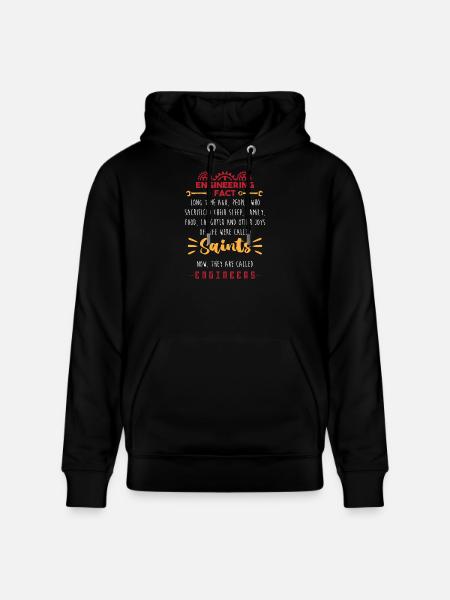 Ingenieur Student - Stanley/Stella Unisex Bio-Hoodie CRUISER  - Schwarz
