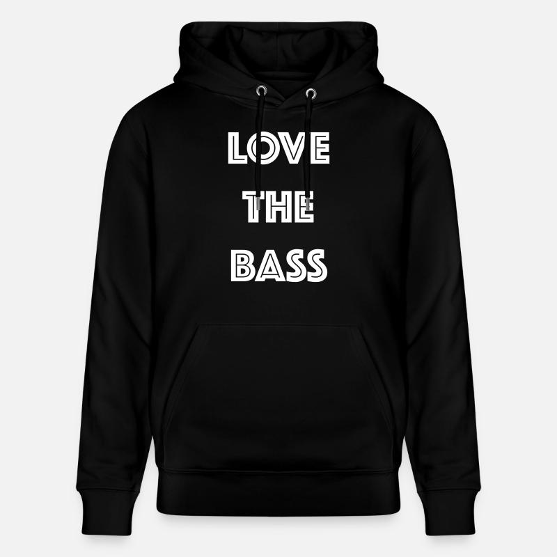 Aime la basse - Sweat à capuche bio CRUISER Stanley/Stella Unisexe - noir