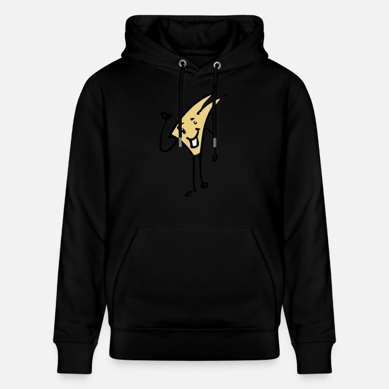 Coole schlichte Comig-Figur - Stanley/Stella Unisex Bio-Hoodie CRUISER  - Schwarz