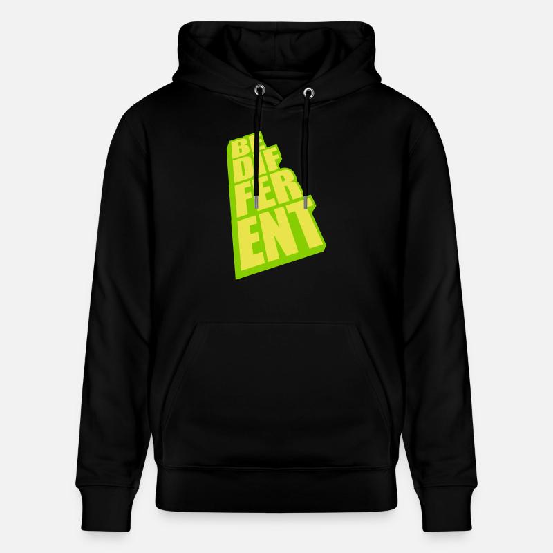 Be different Logo Design - Stanley/Stella Unisex Bio-Hoodie CRUISER  - Schwarz