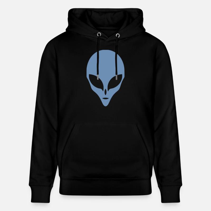 Alien Silhouette Head Face - Sweat à capuche bio CRUISER Stanley/Stella Unisexe - noir