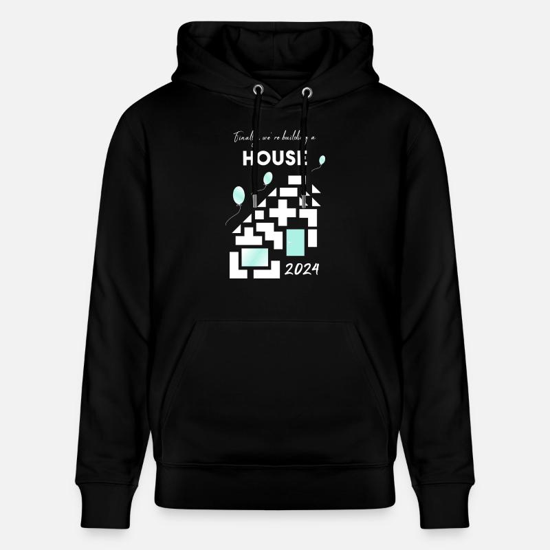 Construire une maison maison - Sweat à capuche bio CRUISER Stanley/Stella Unisexe - noir