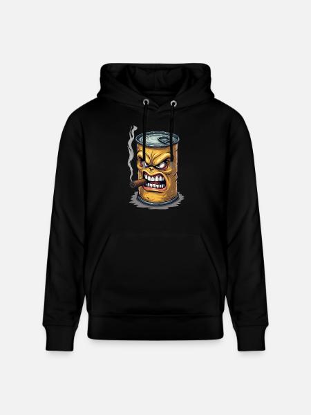 Tin - Stanley/Stella CRUISER Unisex Organic Hoodie - black