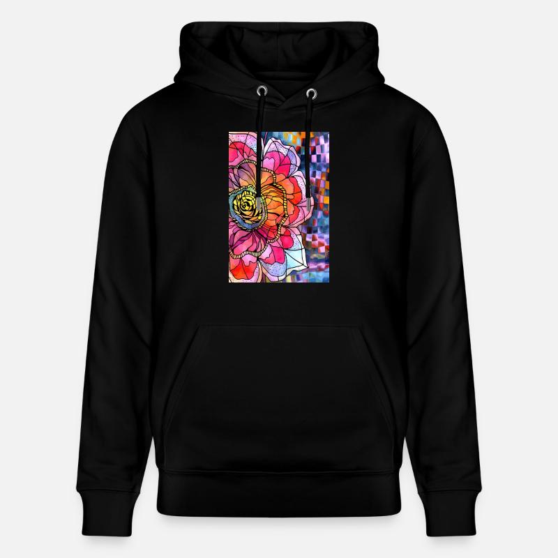 Fleur - Sweat à capuche bio CRUISER Stanley/Stella Unisexe - noir