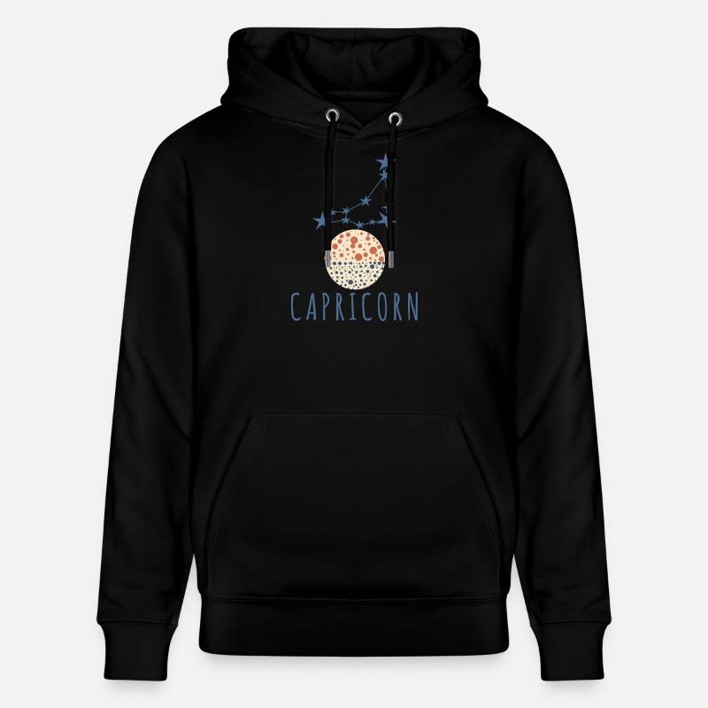 Das Sternbild Steinbock - Stanley/Stella Unisex Bio-Hoodie CRUISER  - Schwarz