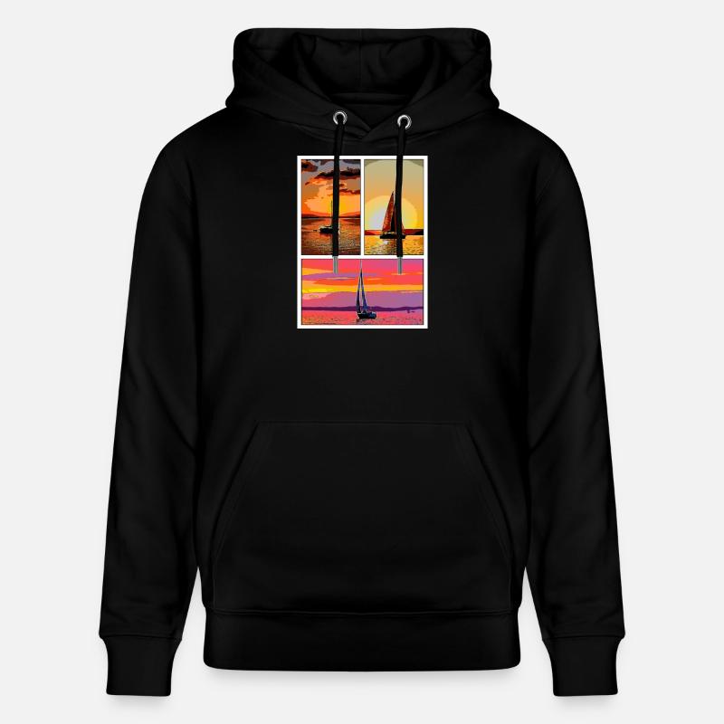 voile - Sweat à capuche bio CRUISER Stanley/Stella Unisexe - noir