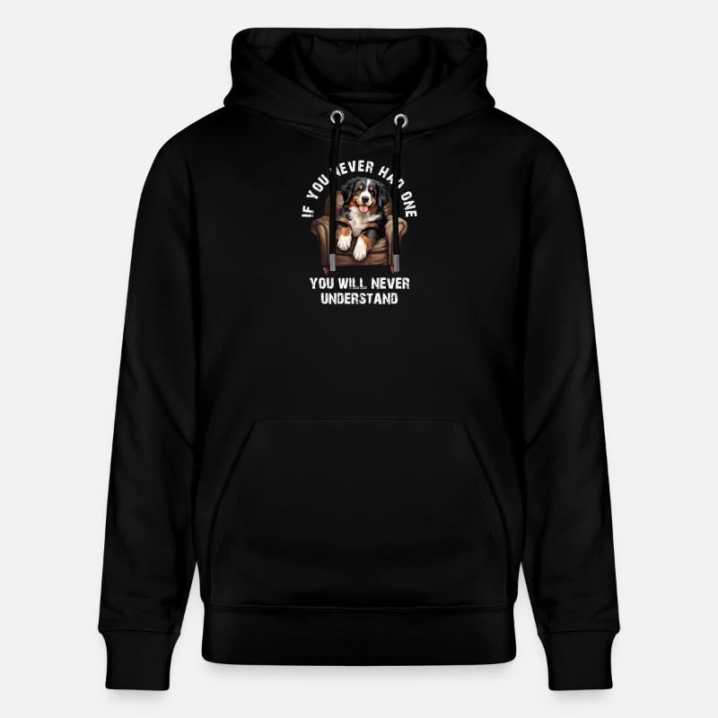 Bouvier bernois - Sweat à capuche bio CRUISER Stanley/Stella Unisexe - noir