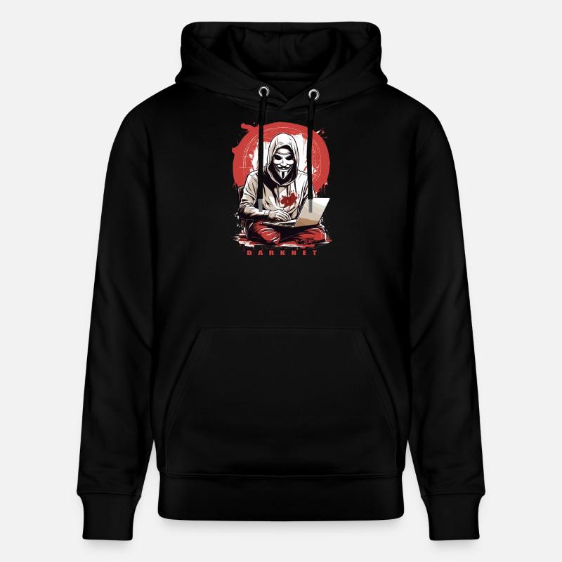 Anonymous Hacker - Stanley/Stella Unisex Bio-Hoodie CRUISER  - Schwarz