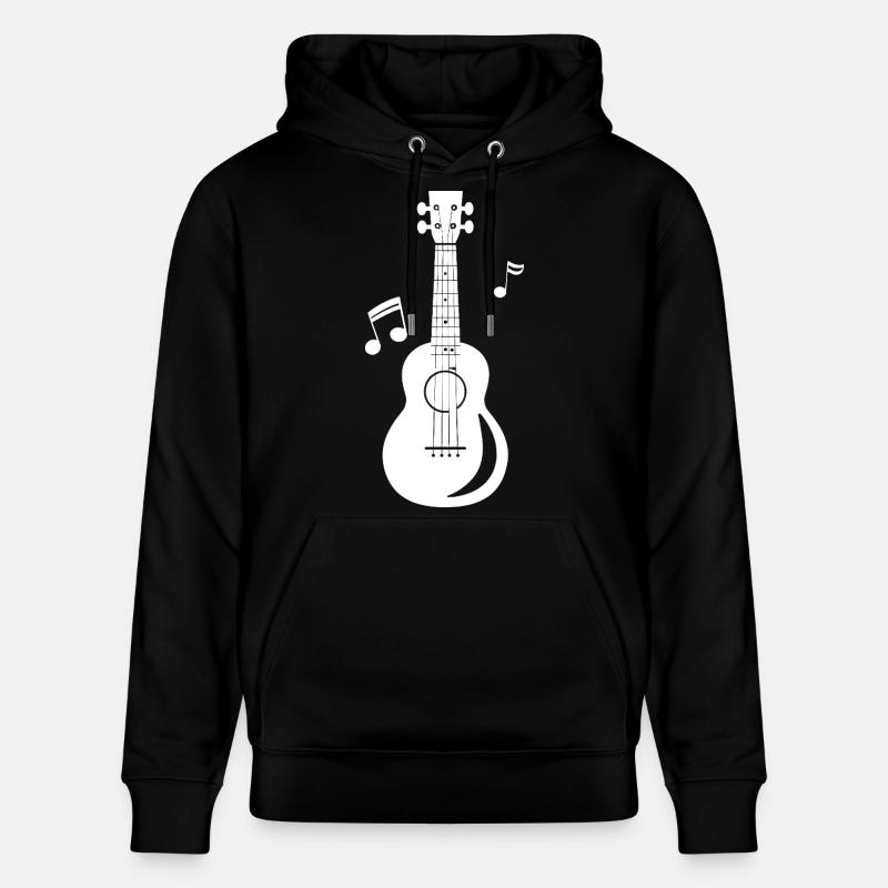 Graphiques Ukulele - Sweat à capuche bio CRUISER Stanley/Stella Unisexe - noir