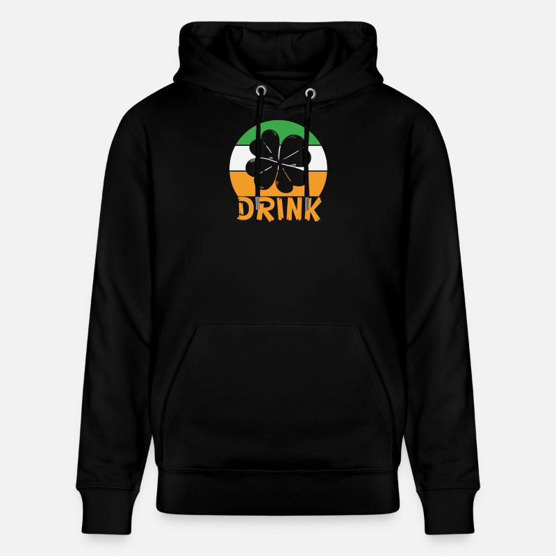 Boisson de la Saint-Patrick - Sweat à capuche bio CRUISER Stanley/Stella Unisexe - noir