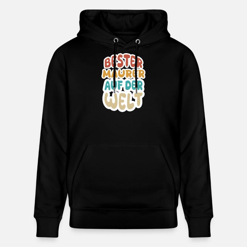 Nomination comme maçon - Sweat à capuche bio CRUISER Stanley/Stella Unisexe - noir