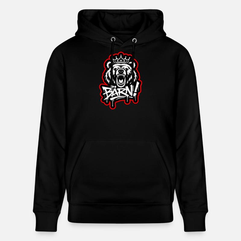 Bärn Graffiti King - Bern - Stanley/Stella Unisex Bio-Hoodie CRUISER  - Schwarz